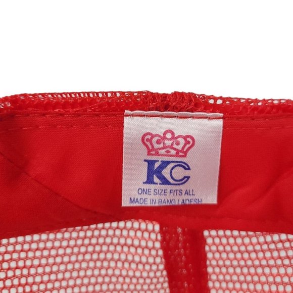 King Cap J G Auto Repair Welding Mesh Snapback Cap Trucker Printed Baseball Hat - Picture 11 of 13